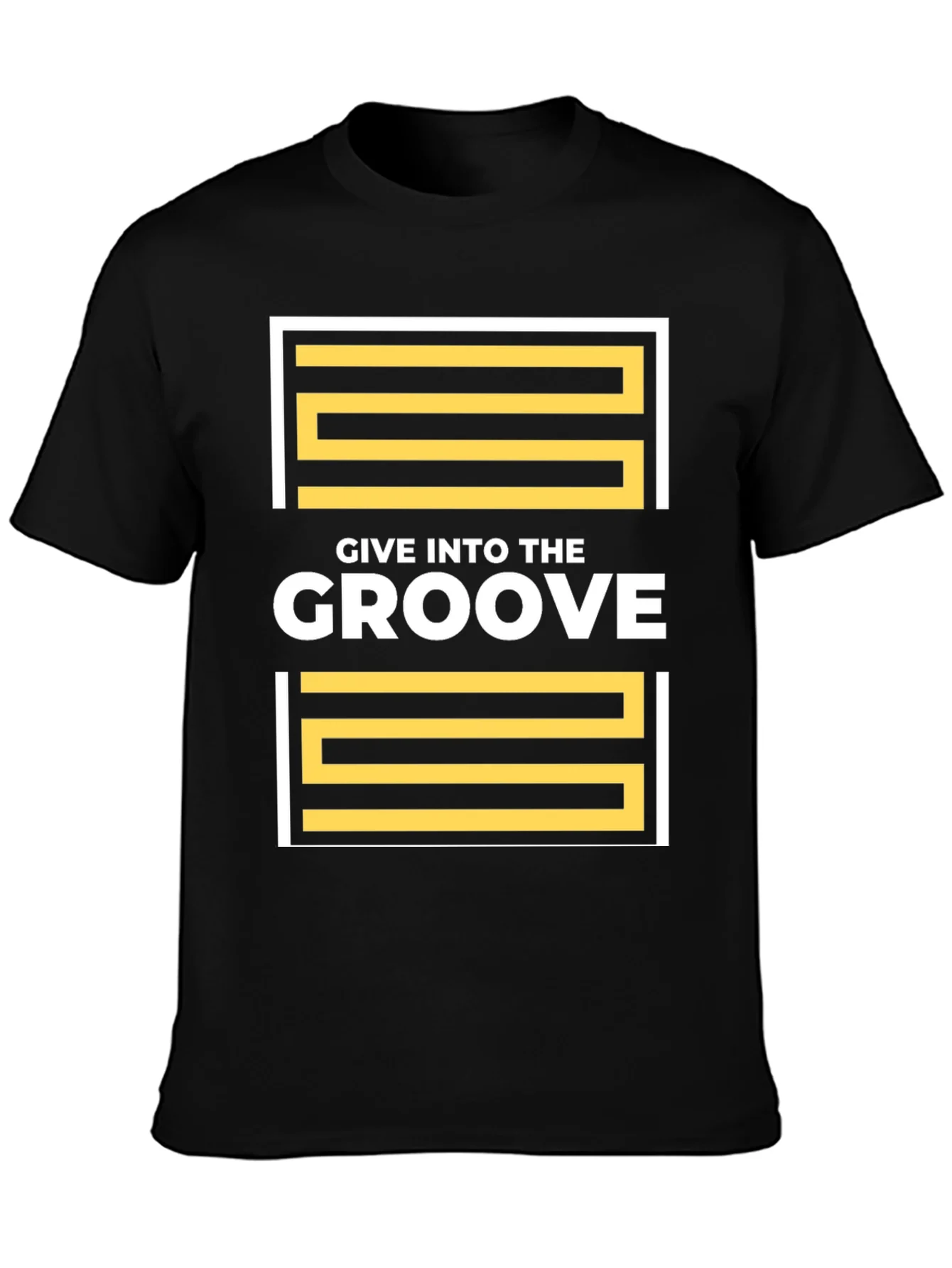 Give Into The Groove Black T-Shirt