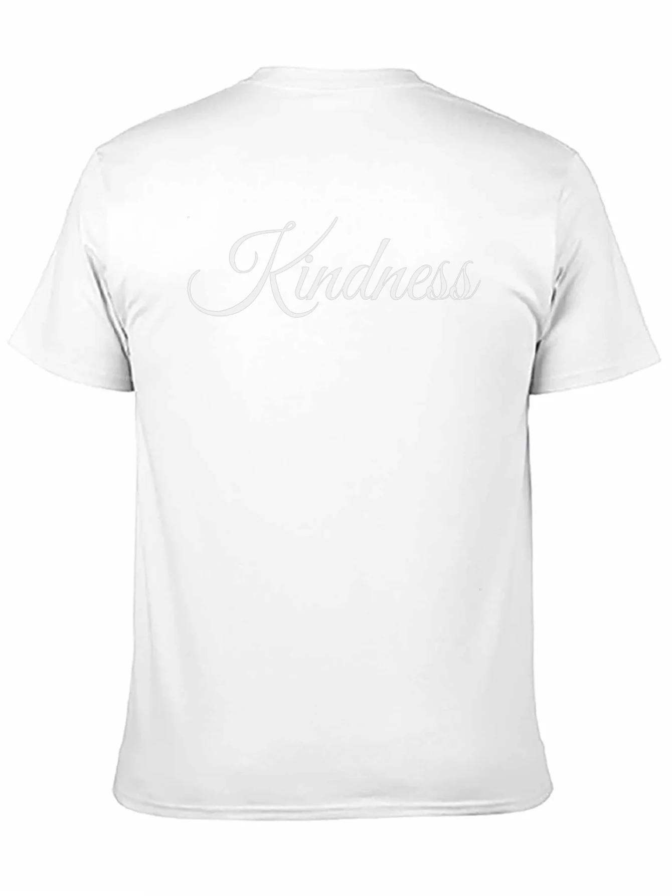Kindness Graphic Tee - Classic Black Crew Neck T-Shirt