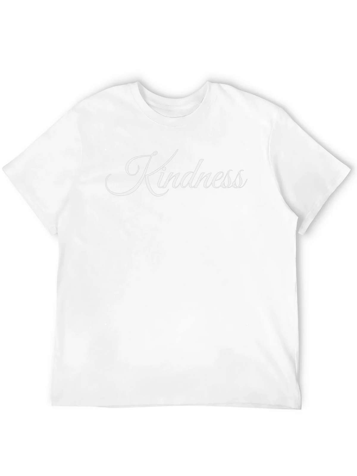 Kindness Graphic Tee - Classic Black Crew Neck T-Shirt