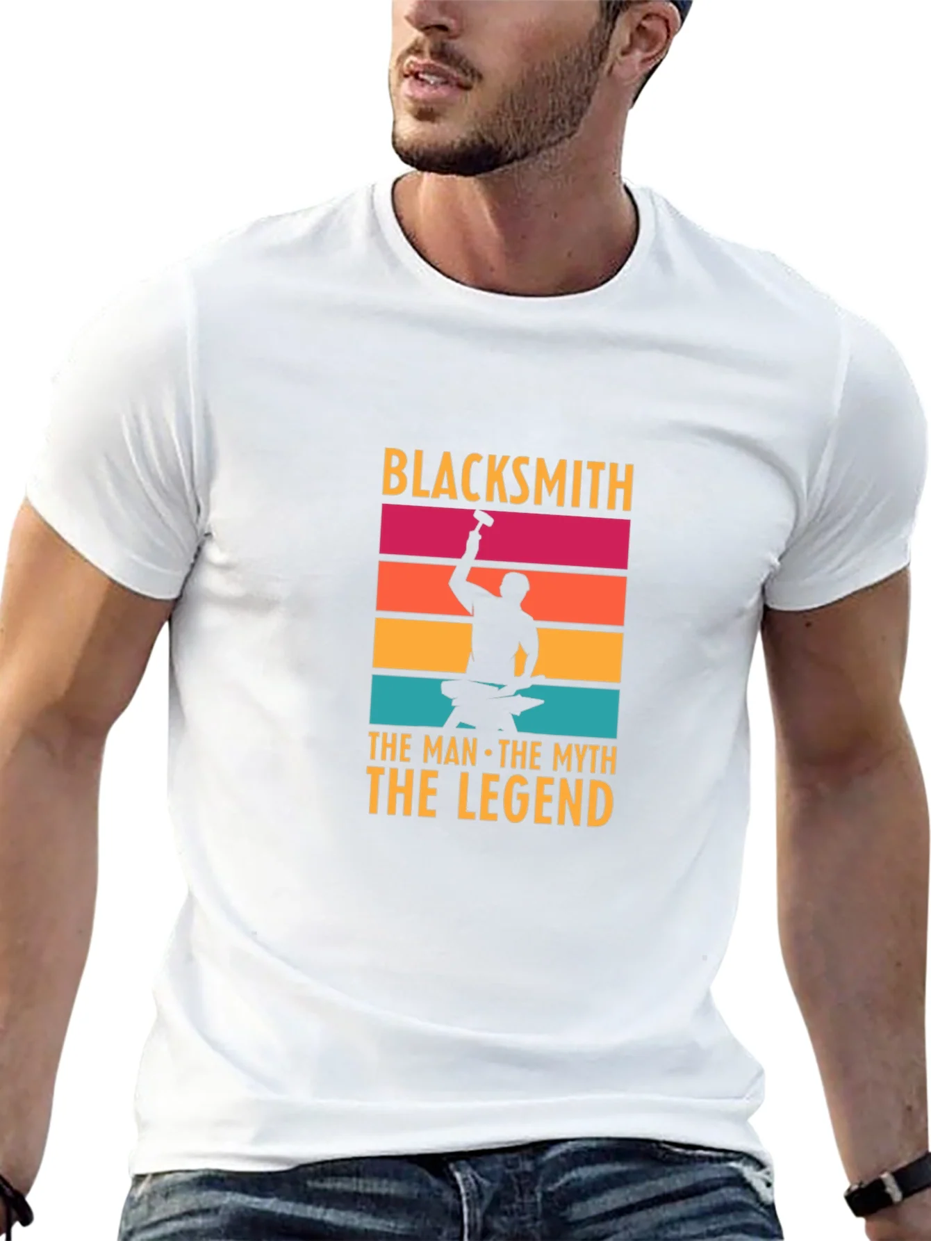 Blacksmith Man Myth Legend Graphic Tee