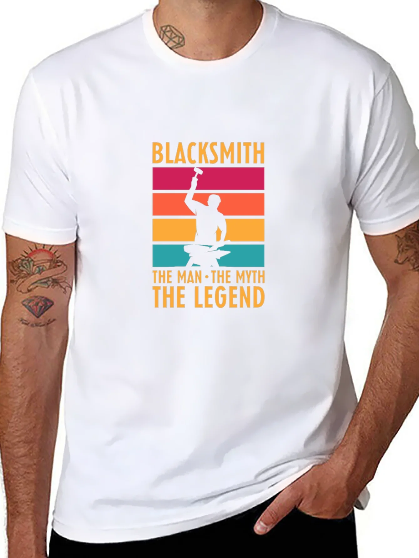 Blacksmith Man Myth Legend Graphic Tee