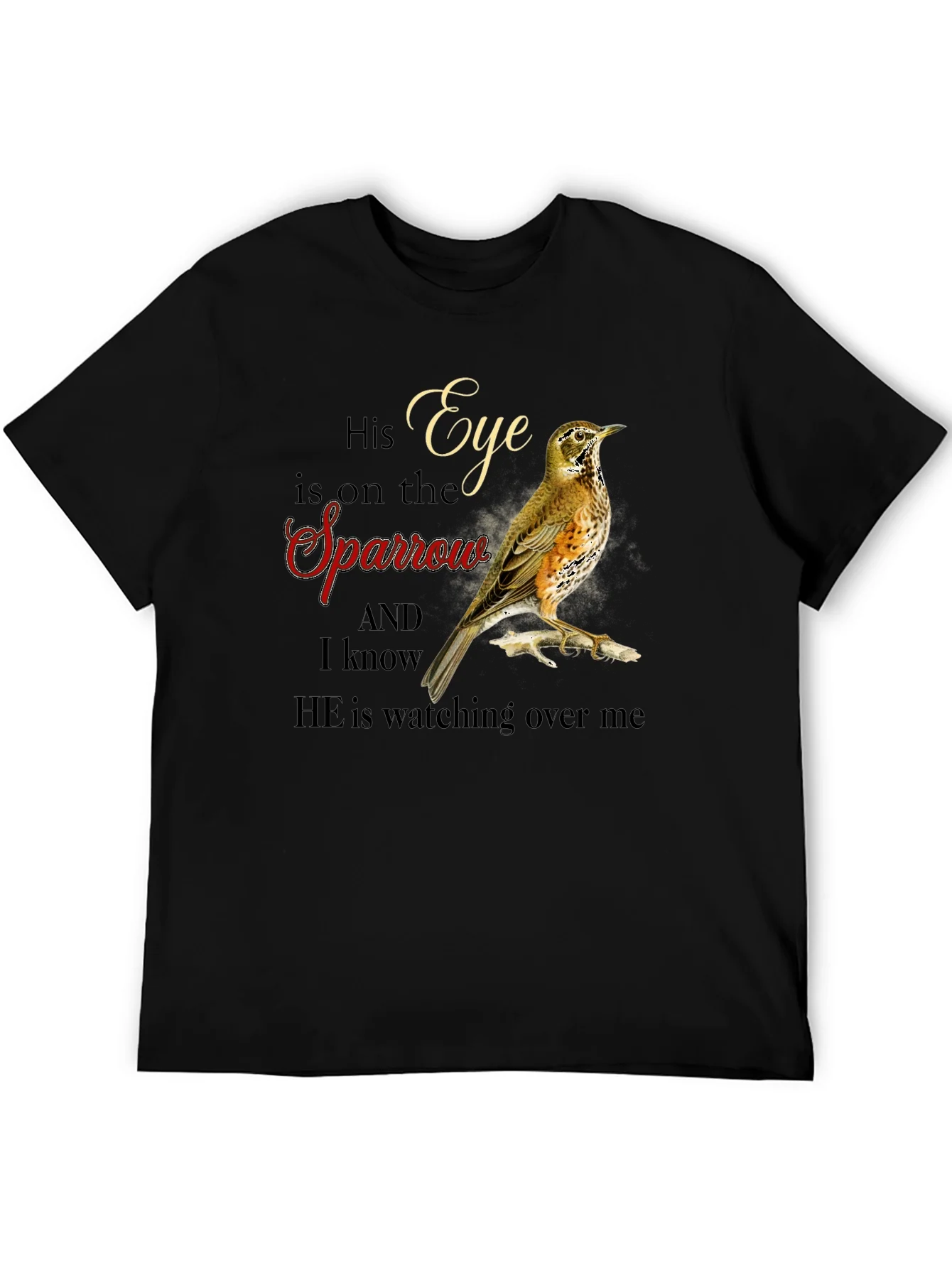 Eye is on the Sparrow Graphic T-Shirt