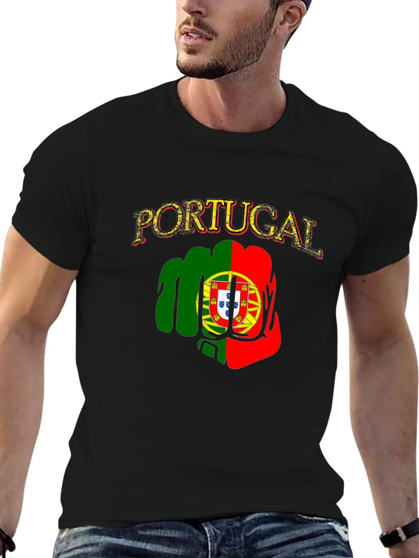 Portugal Fist Flag Pride T-Shirt