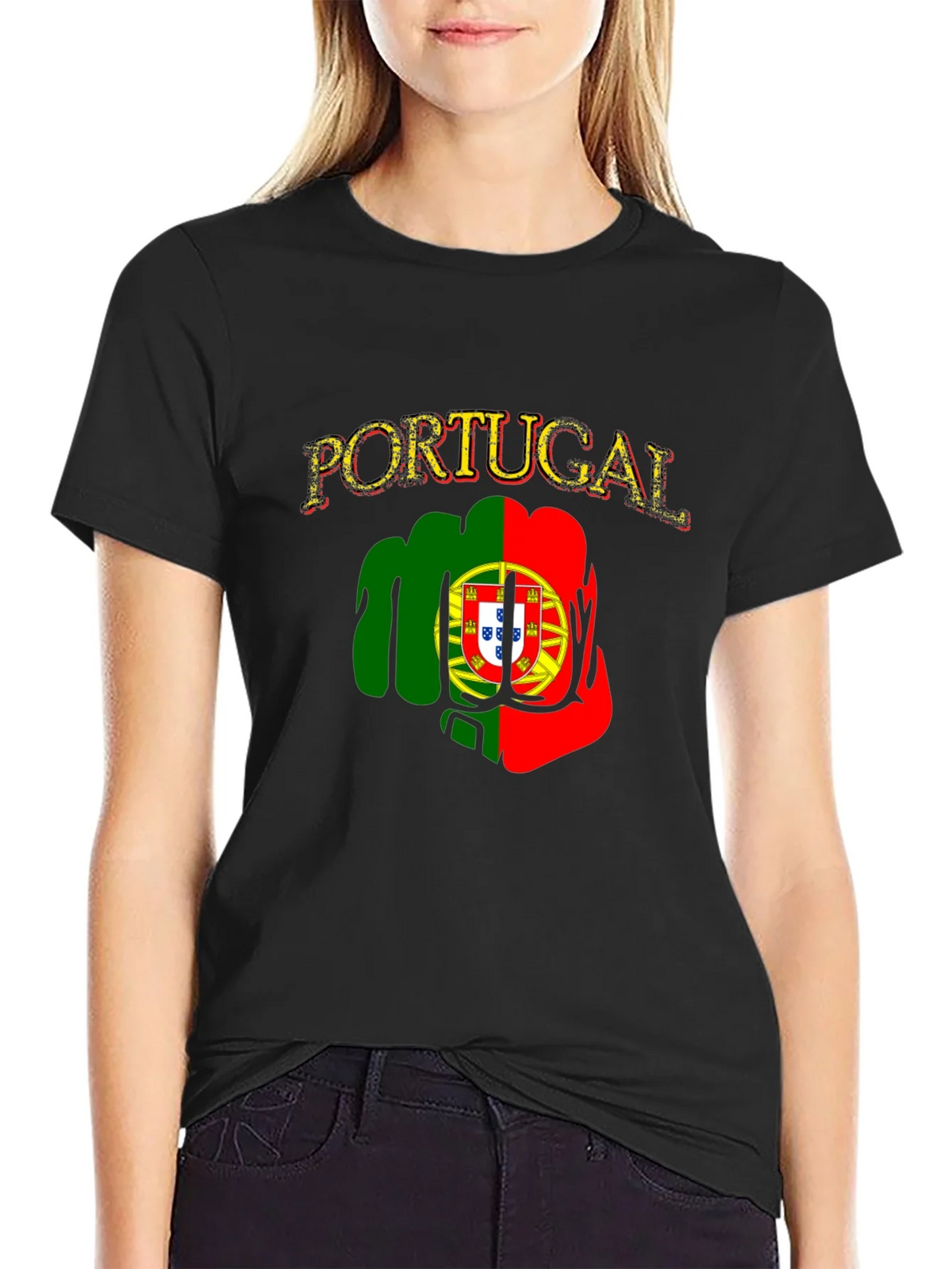 Portugal Fist Flag Pride T-Shirt