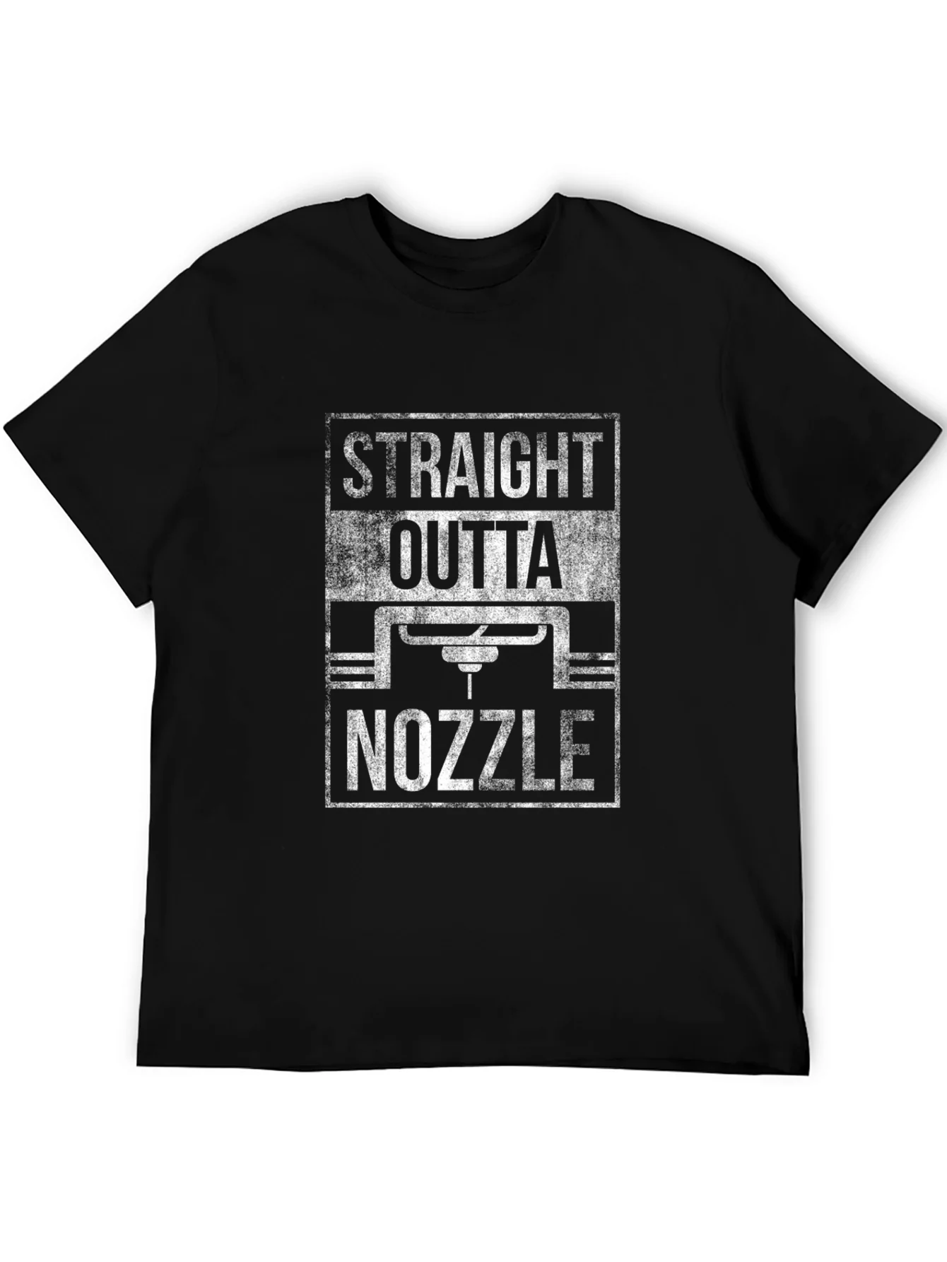 Straight Outta Nozzle T-Shirt - 3D Printing Fan Apparel