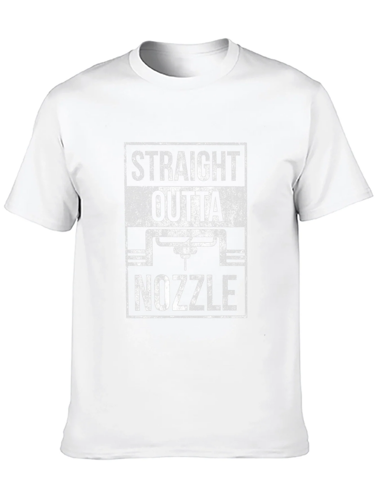 Straight Outta Nozzle T-Shirt - 3D Printing Fan Apparel