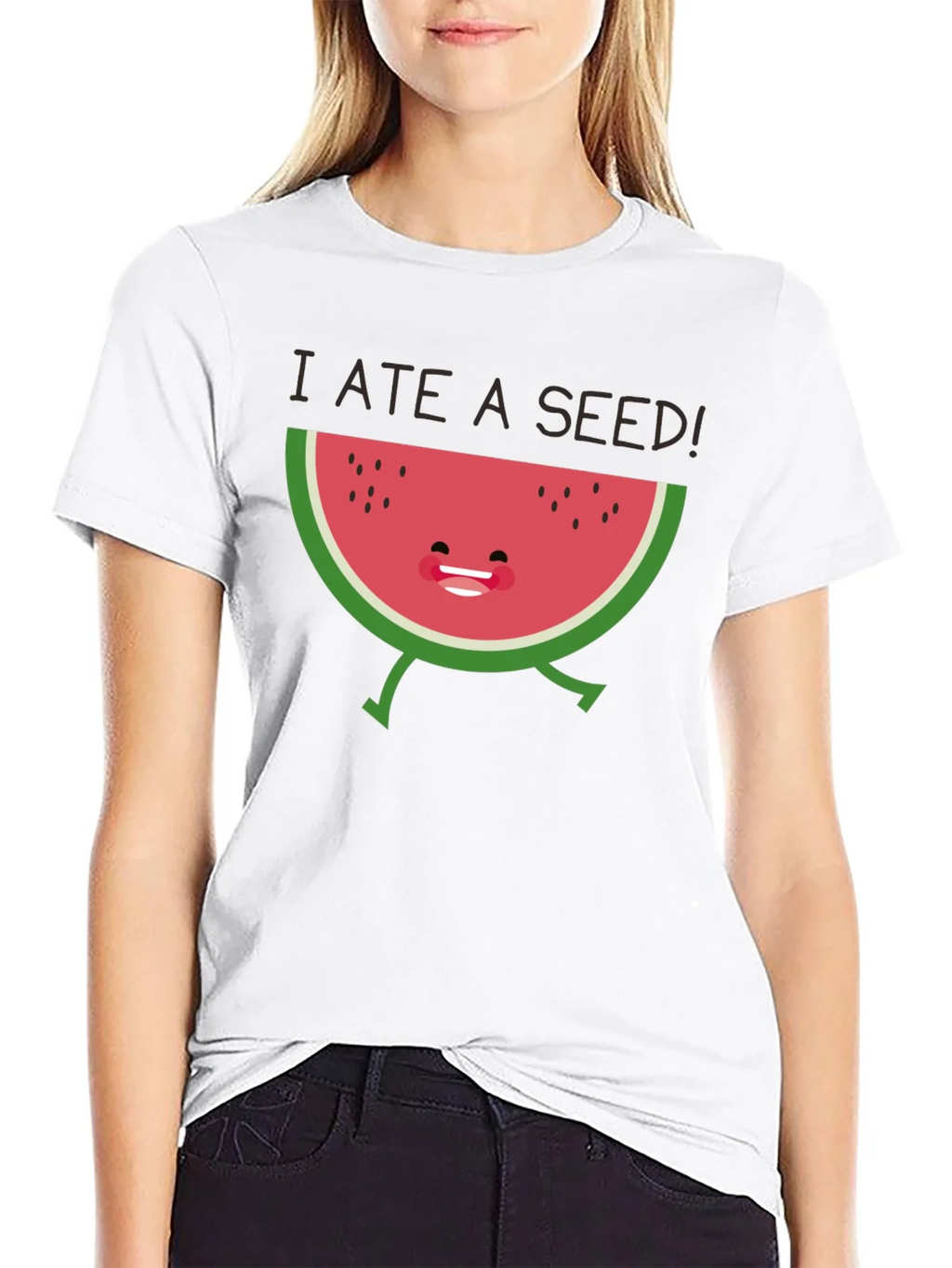 I Ate a Seed! Funny Watermelon Graphic Tee