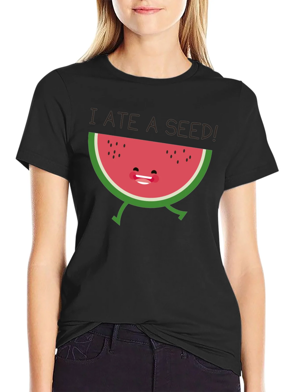 I Ate a Seed! Funny Watermelon Graphic Tee