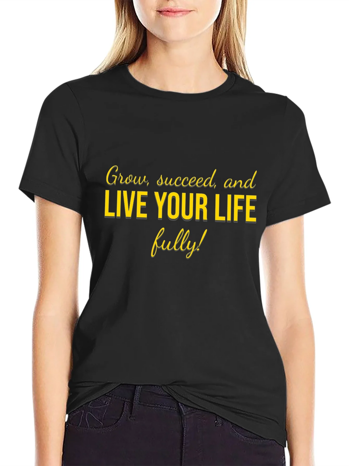 Motivational Live Your Life Graphic Tee