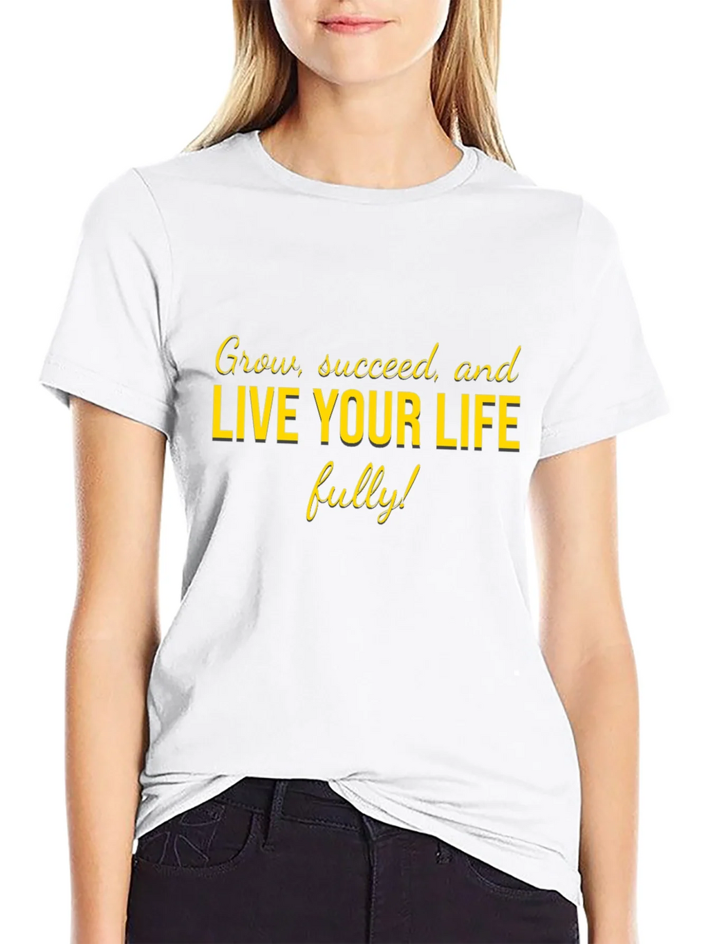 Motivational Live Your Life Graphic Tee