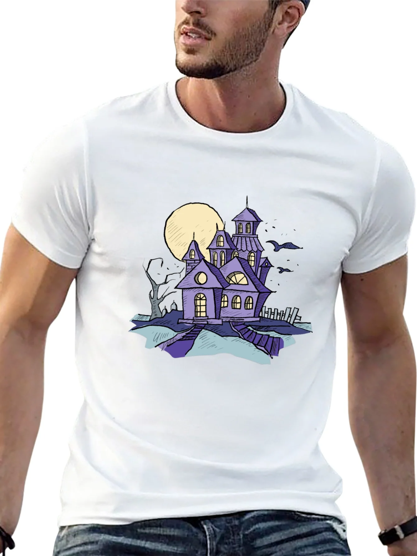 Haunted House Graphic Tee