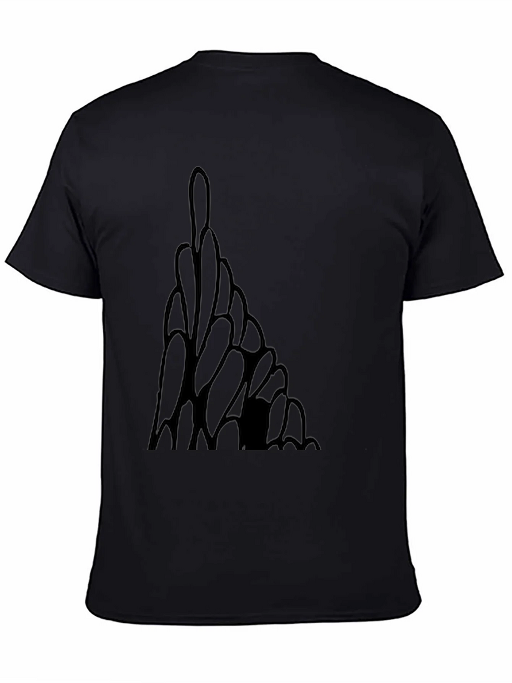 Modern Art Black Tee