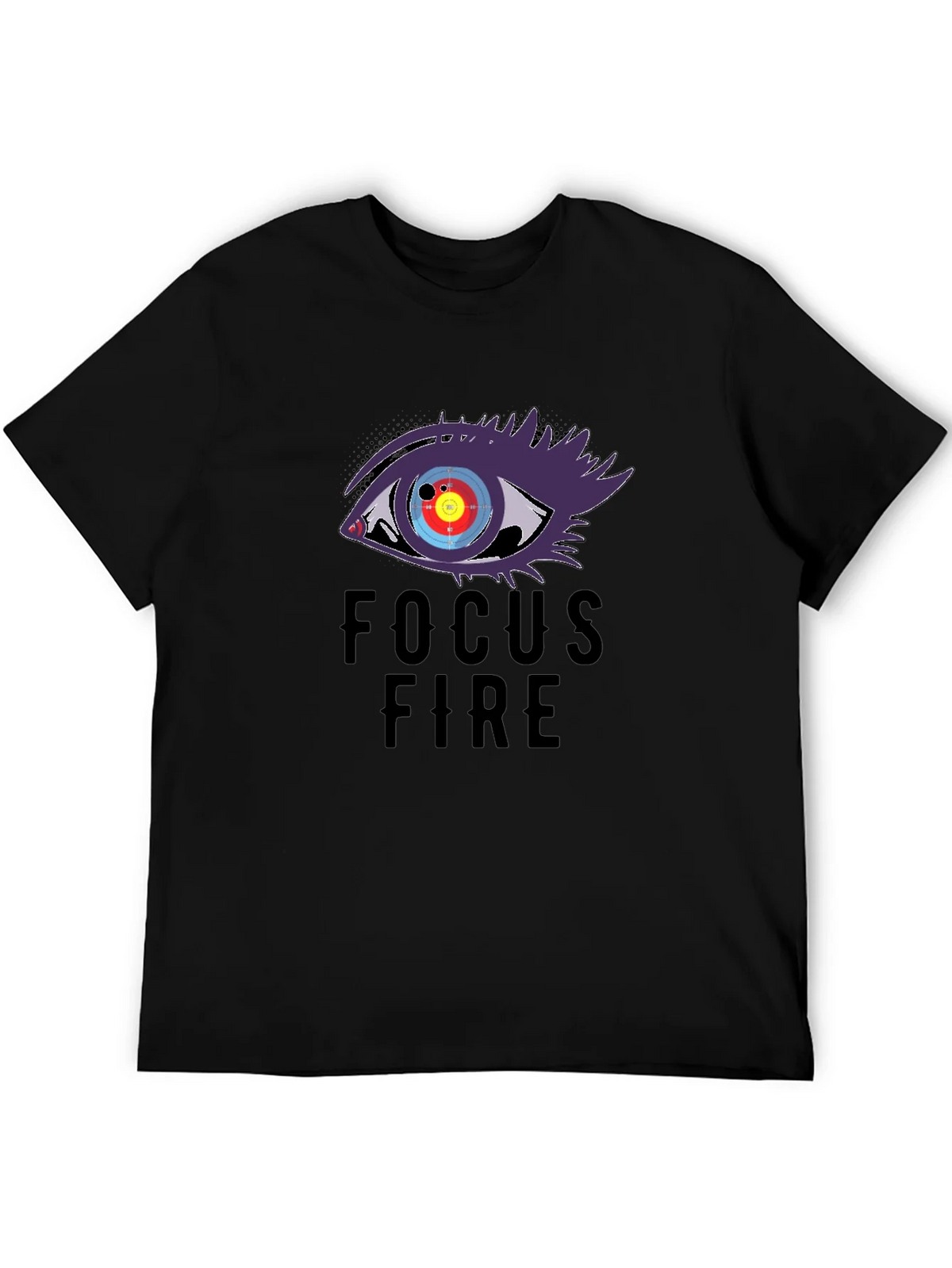 Focus Fire Graphic Tee - Eye Target Design