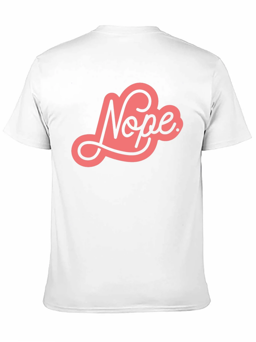 Nope Graphic Tee - Unisex Black Cotton T-Shirt