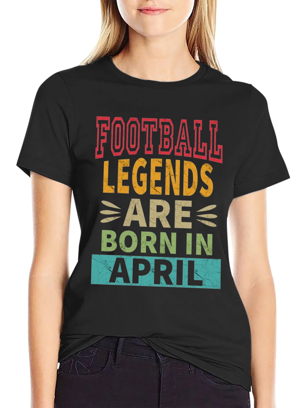 Football Legends Born In April T-Shirt