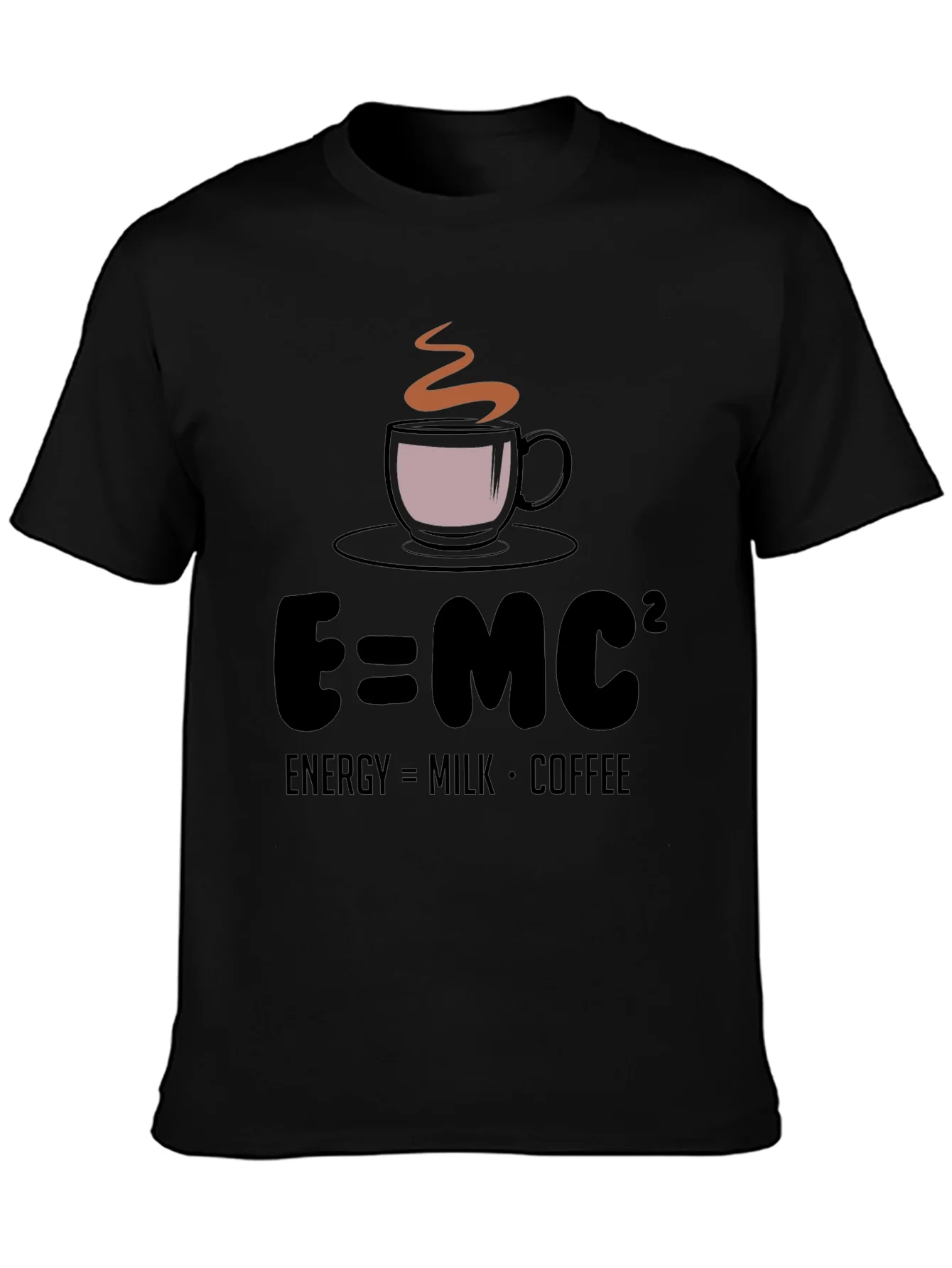 E=MC² Coffee T-Shirt - Energy Formula Tee