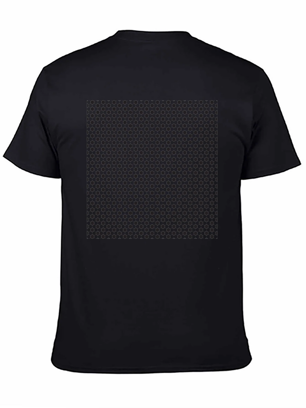 Mens Black Polka Dot Pattern T-Shirt