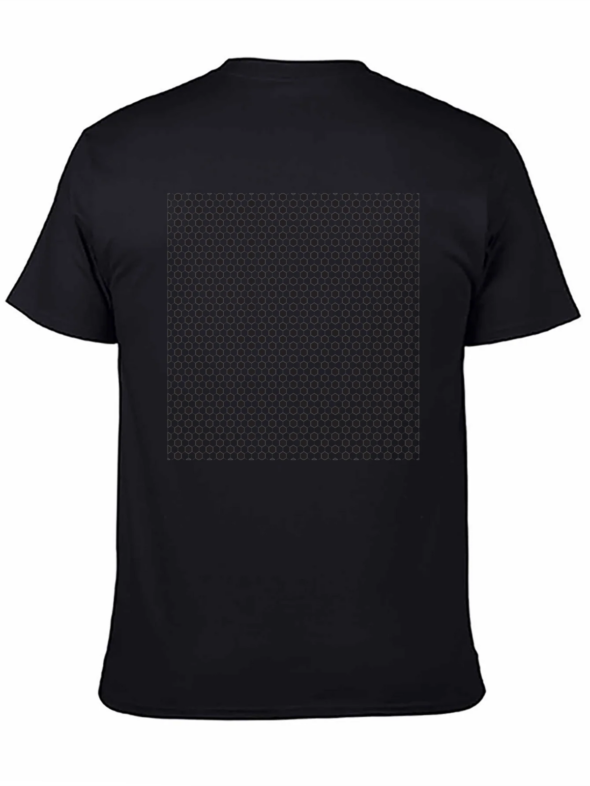Mens Black Polka Dot Pattern T-Shirt