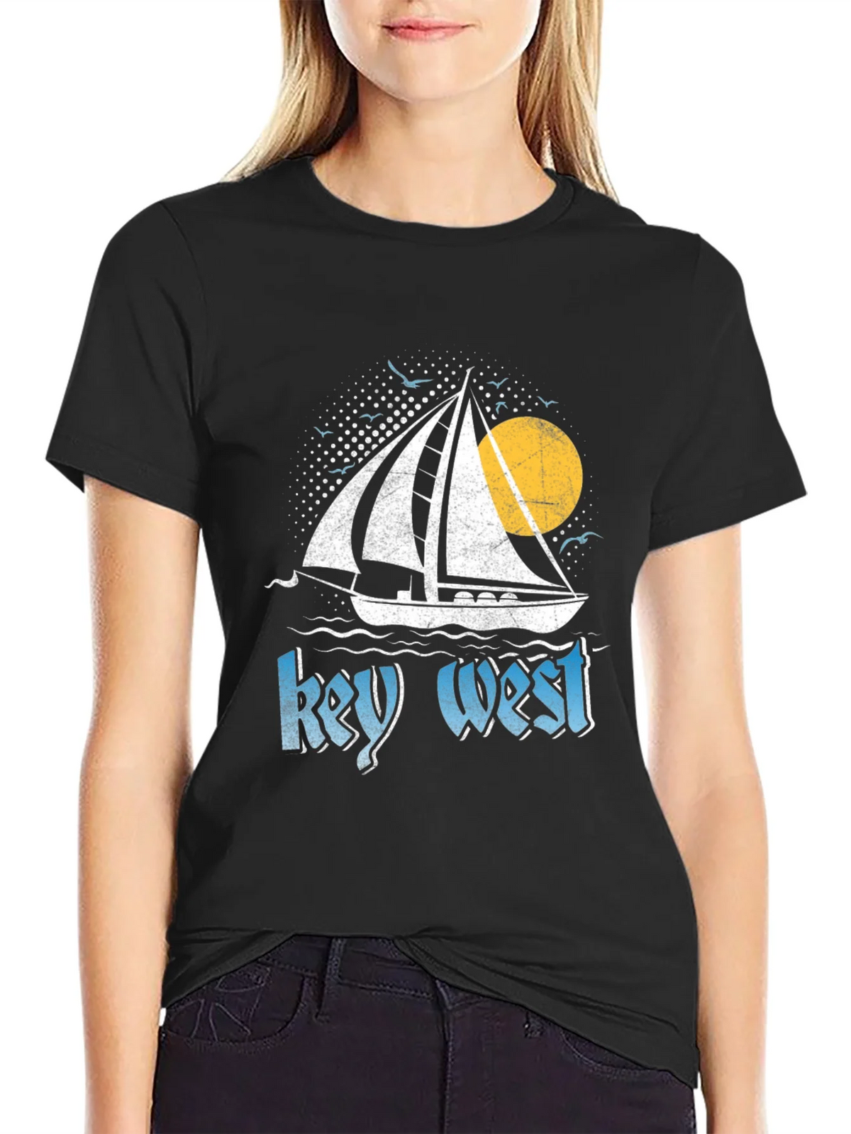 Key West Sailboat Graphic Tee