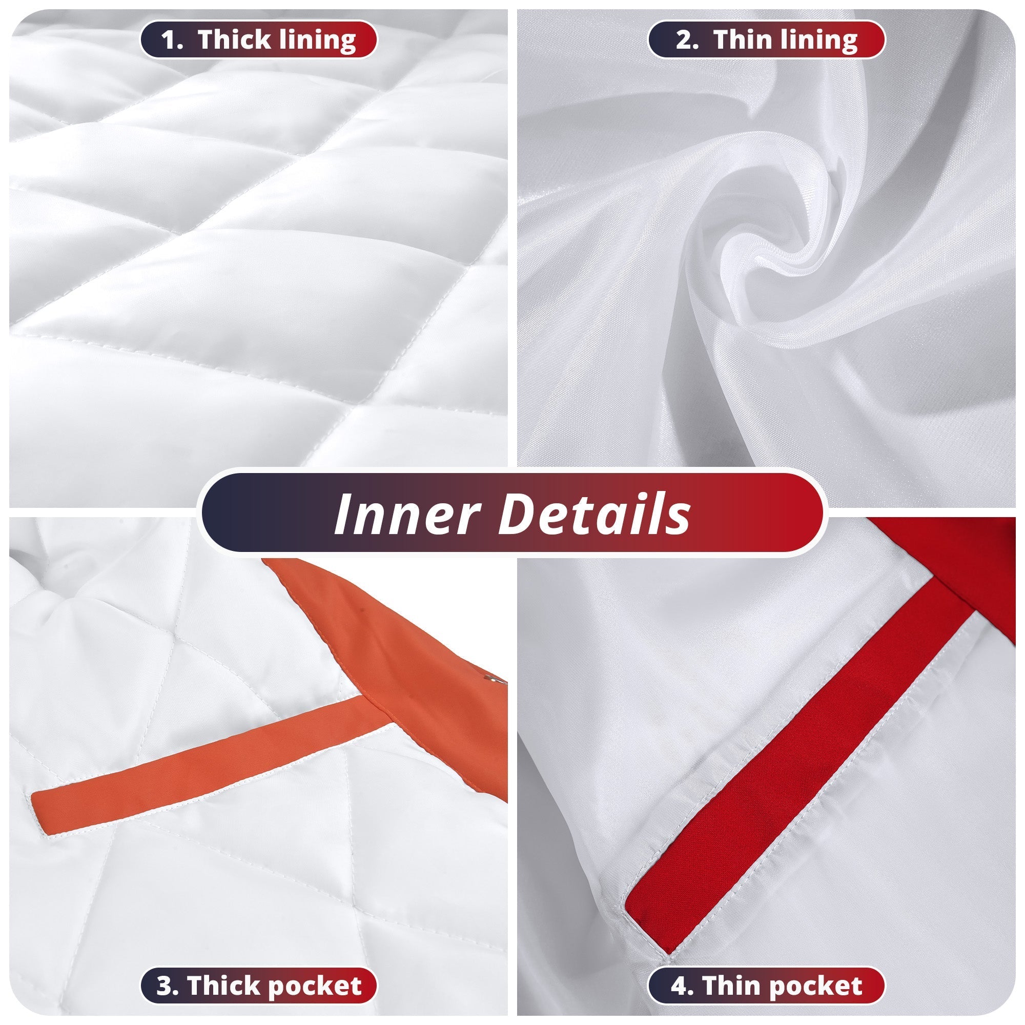 Custom Khaki Crimson Gradient Varsity Full-Snap Pinstripe Letterman Baseball Jacket
