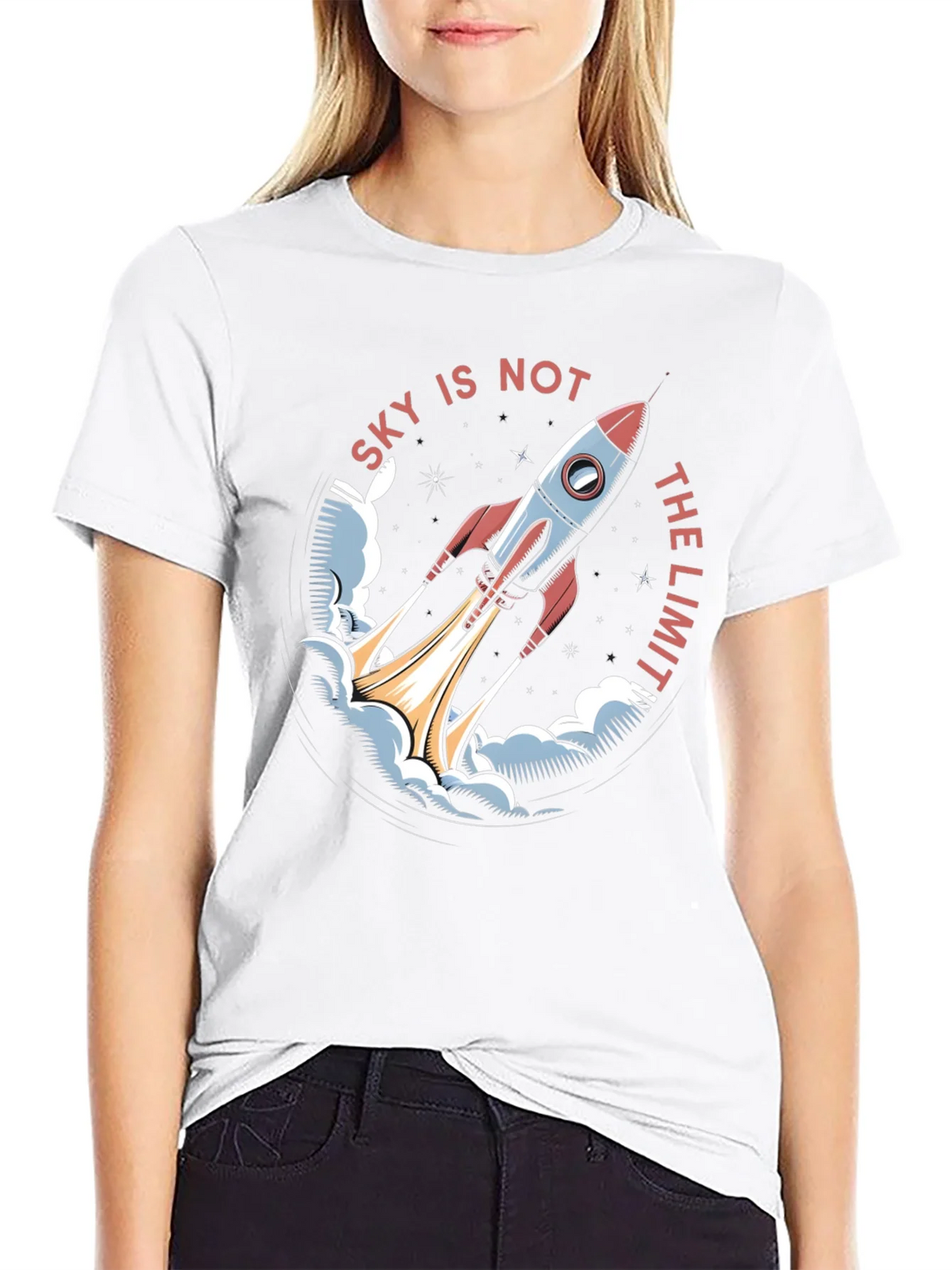 Sky Is Not The Limit Rocket T-Shirt