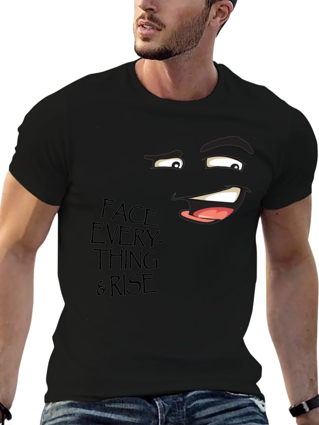 Funny Face Everything & Rise Graphic Tee