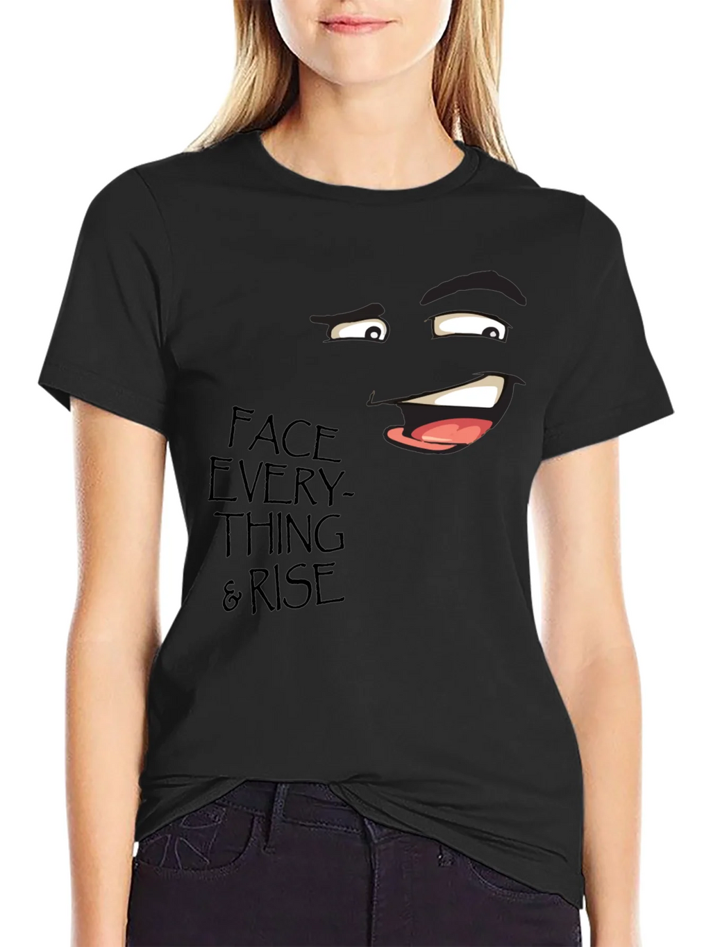 Funny Face Everything & Rise Graphic Tee