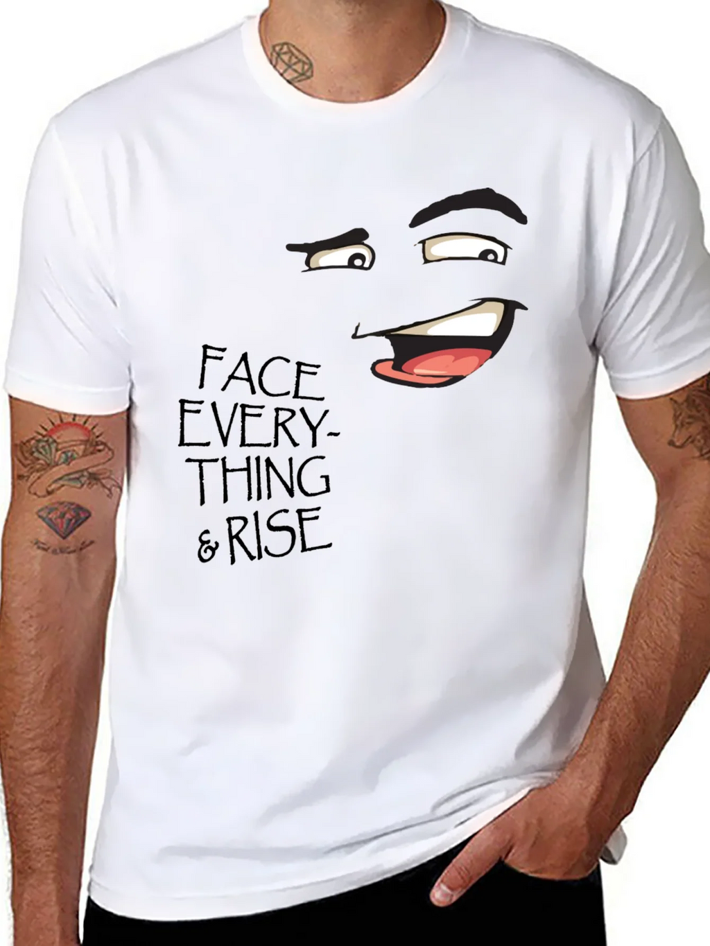 Funny Face Everything & Rise Graphic Tee