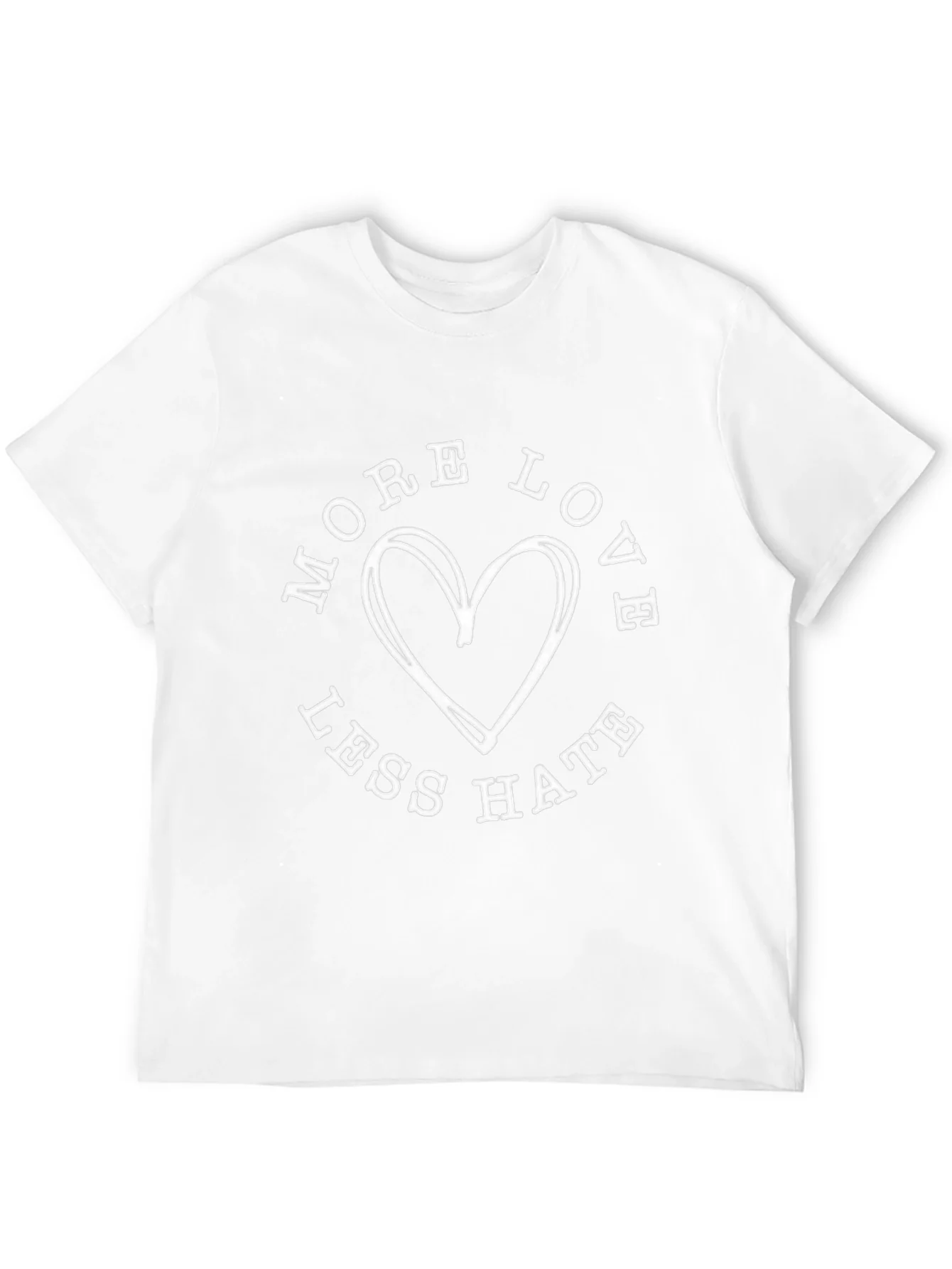 More Love Less Hate Graphic Tee
