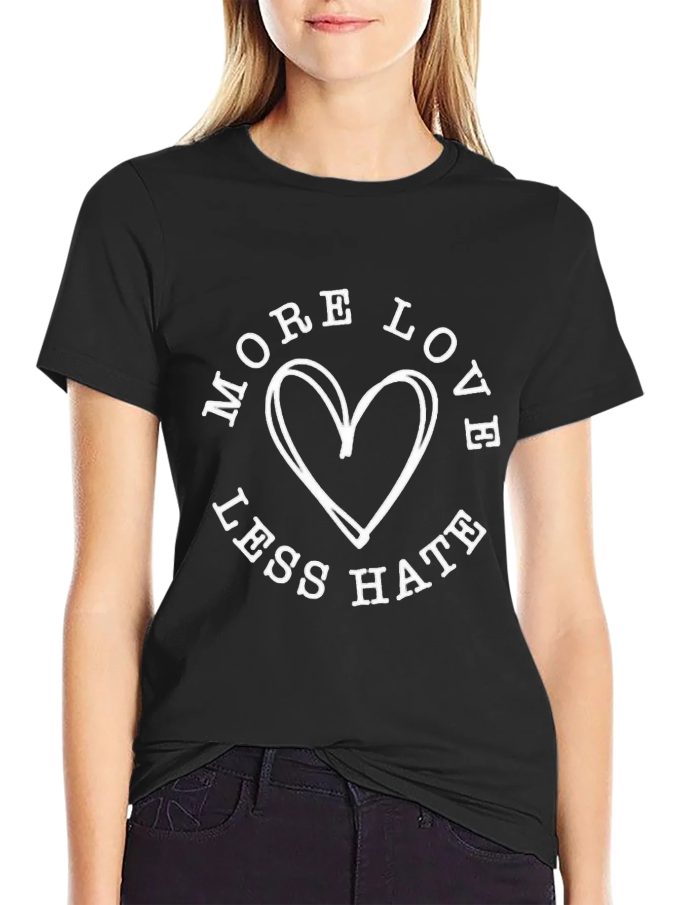 More Love Less Hate Graphic Tee